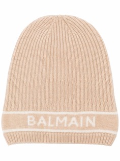 Balmain шапка бини с логотипом