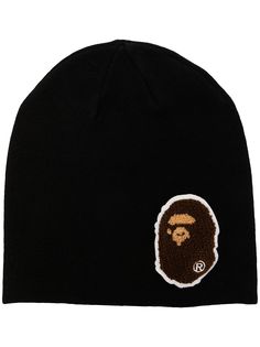 A BATHING APE® шапка бини с нашивкой-логотипом