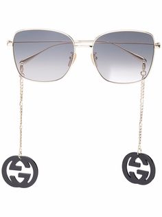 Gucci Eyewear солнцезащитные очки в квадратной оправе