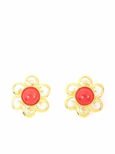Chanel Pre-Owned серьги-клипсы 1996-го года с логотипом CC