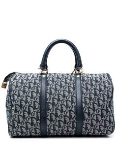 Christian Dior сумка Boston 2000-х годов с узором Trotter