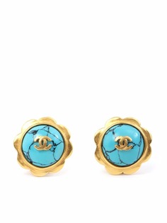 Chanel Pre-Owned серьги-клипсы 1997-го года