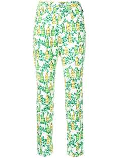 Versace Pre-Owned джинсы 1990-х годов с принтом
