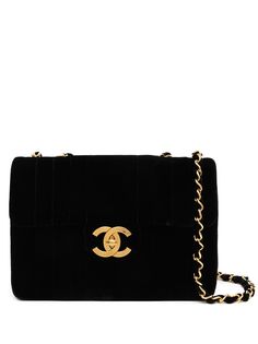 Chanel Pre-Owned сумка на плечо Mademoiselle Classic Flap Jumbo 1995-го года