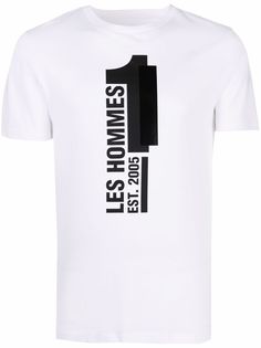 Les Hommes футболка с логотипом