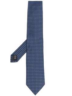 Ermenegildo Zegna шелковый галстук с цветочной вышивкой
