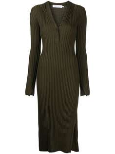 Proenza Schouler White Label платье в рубчик с длинными рукавами