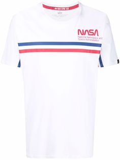 Alpha Industries футболка с принтом NASA