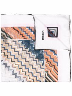 Missoni шарф с принтом зигзаг