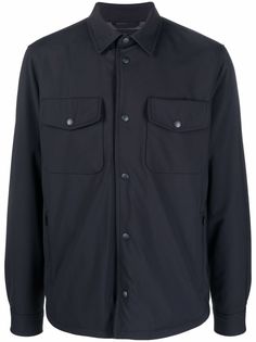 Woolrich шерстяная куртка-рубашка Travel