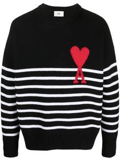 AMI Paris джемпер с монограммой Ami de Coeur