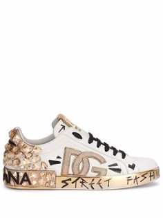 Dolce & Gabbana кроссовки с нашивкой-логотипом