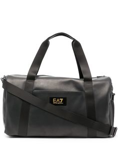 Ea7 Emporio Armani дорожная сумка с нашивкой-логотипом