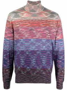 Missoni шерстяной джемпер вязки интарсия
