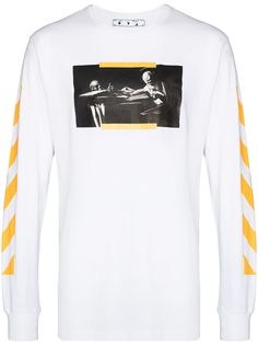 Off-White OFF CARAV PAINTING LS TEE WHT