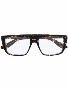 Gucci Eyewear очки в квадратной оправе черепаховой расцветки