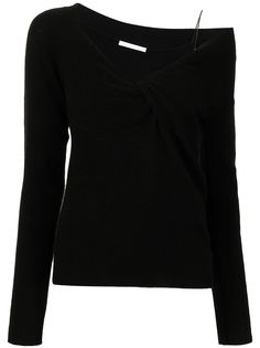 Helmut Lang топ Bungee с открытыми плечами