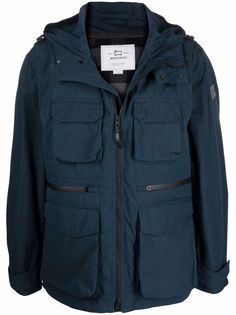 Woolrich куртка на молнии с капюшоном