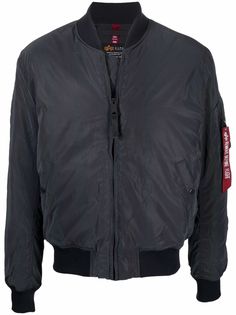 Alpha Industries однотонный бомбер