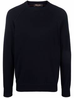 Loro Piana кашемировый джемпер с круглым вырезом