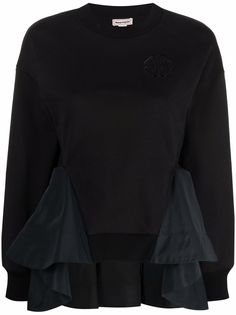 Alexander McQueen блузка с баской