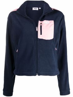 Fila двухцветная спортивная куртка на молнии