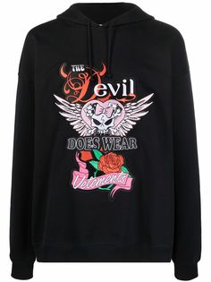 VETEMENTS худи с нашивкой