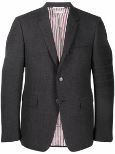 Thom Browne однобортный пиджак с полосками 4-Bar