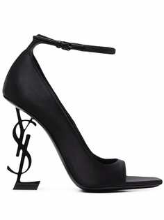 Saint Laurent босоножки Opyum с квадратным носком