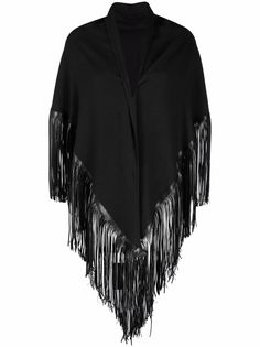 TWINSET шарф с кисточками из искусственной кожи