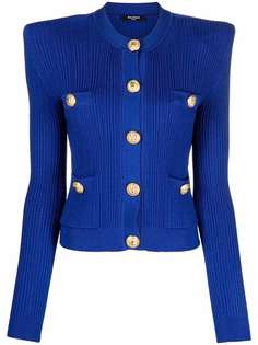 Balmain кардиган с подплечниками