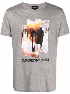 Emporio Armani футболка с фотопринтом