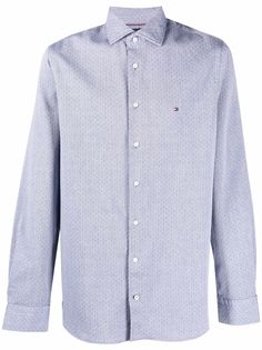 Tommy Hilfiger рубашка в мелкую точку