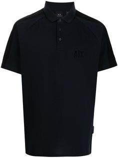 Armani Exchange рубашка поло с вышитым логотипом