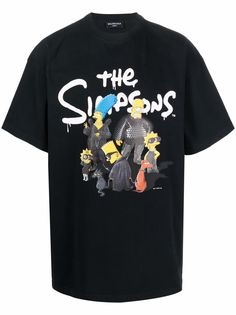 Balenciaga футболка с принтом The Simpsons