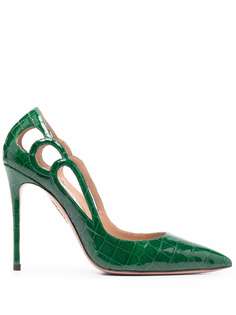 Aquazzura туфли Fenix 105 с заостренным носком