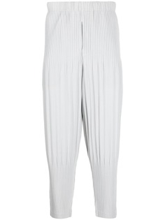 Homme Plissé Issey Miyake укороченные плиссированные брюки