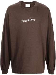Museum Of Peace & Quiet футболка с длинными рукавами и логотипом