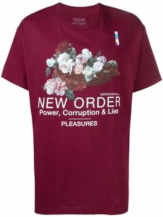 Pleasures футболка New Order с короткими рукавами