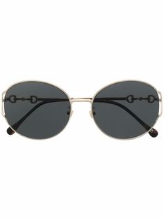 Gucci Eyewear солнцезащитные очки в круглой оправе