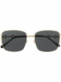 Gucci Eyewear солнцезащитные очки в квадратной оправе