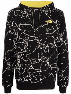 The North Face худи с геометричным принтом