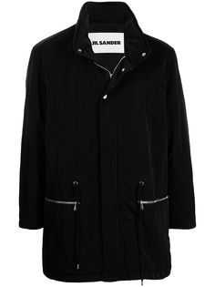 Jil Sander куртка с капюшоном и кулиской