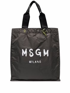 MSGM большая сумка-тоут с логотипом