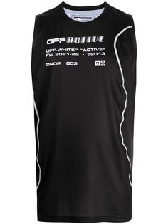 Off-White топ с логотипом