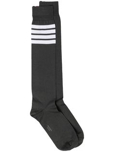 Thom Browne высокие носки с полосками 4-Bar