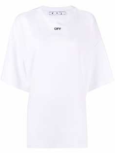 Off-White футболка с логотипом