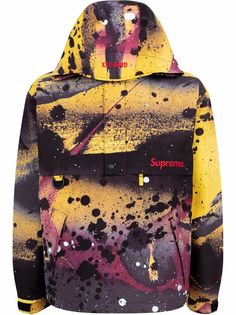 Supreme анорак Gore-Tex с принтом