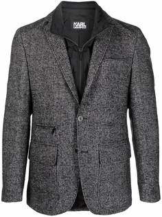 Karl Lagerfeld многослойный пиджак на молнии