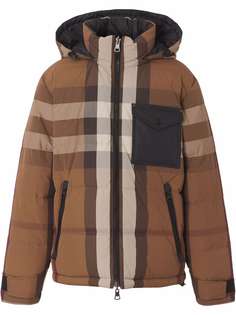 Burberry двусторонний пуховик Re:Down® из переработанного нейлона